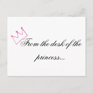 Postkarte Princess