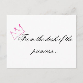 Postkarte Princess