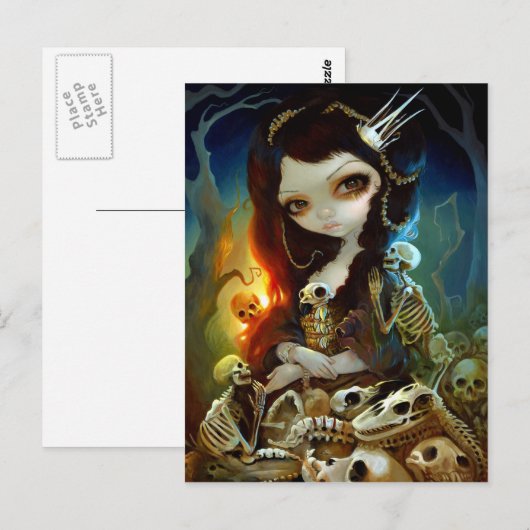 Postkarte "Princess of Bones" (Vorne/Hinten)