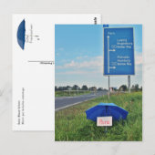 Postkarte - pro Anhalter-Wegs (Vorne/Hinten)