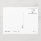 Postkarte - Profil einer Honigbiene (Rückseite)