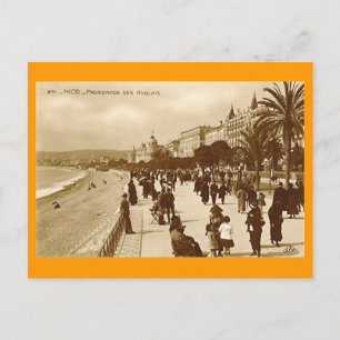 Postkarte, Promenade des Anglais, Nizza Postkarte