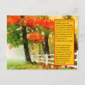 Postkarte - Psalm 1:1-3 Gesegnet ist der Mann (Vorderseite)