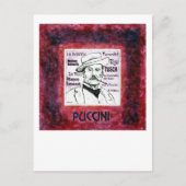 Postkarte Puccini (Vorderseite)