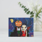Postkarte "Pumpkin King's Night Out" (Stehend Vorderseite)