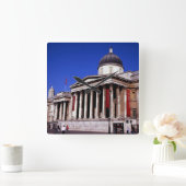 Postkarte Quadratische Wanduhr (Zuhause)