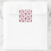 Postkarte Quadratischer Aufkleber (Tasche)