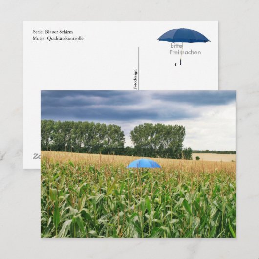 Postkarte - Qualitätskontrolle (Vorne/Hinten)