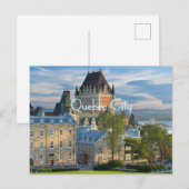 POSTKARTE QUEBEC CITY (Vorne/Hinten)