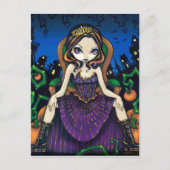 Postkarte "Queen of Halloween" (Vorderseite)