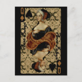 Postkarte Queen of Spades (Vorderseite)