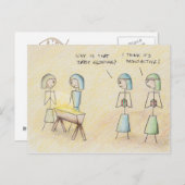 Postkarte "Radioactive Jesus" (Vorne/Hinten)