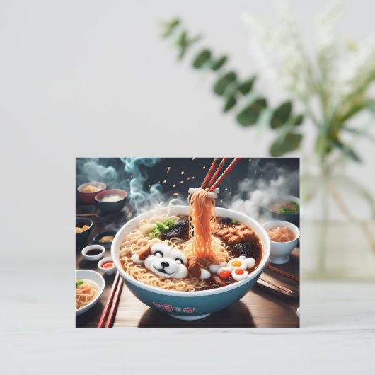 Postkarte Ramen (Stehend Vorderseite)