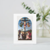 POSTKARTE: RAPHAEL: DIE MOND CRUCIFIXION 1502 - 03 POSTKARTE (Stehend Vorderseite)