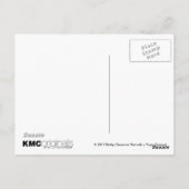 Postkarte "Rat mit Yogie-Ohrring" (Rückseite)