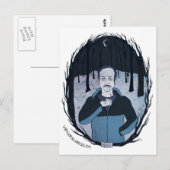 Postkarte "Ray" - Winterrutschen (Vorne/Hinten)