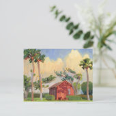 Postkarte Red Schoolhouse (Stehend Vorderseite)