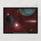 Postkarte Red Space (Vorderseite)