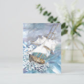 Postkarte "Reefing" (Stehend Vorderseite)