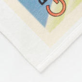 Postkarte Rehoboth Strand-Delawares DE Vintage Fleecedecke (Ecke)