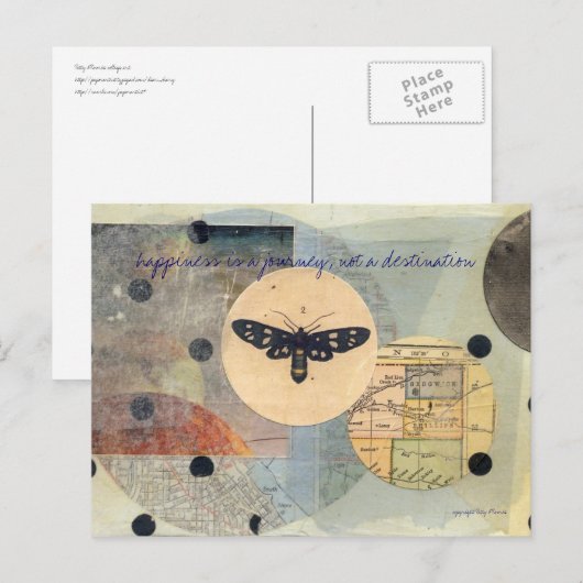 Postkarte "Reise" (Vorne/Hinten)