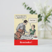 Postkarte Retro Coupé Erinnerung (Stehend Vorderseite)