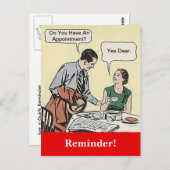 Postkarte Retro Coupé Erinnerung (Vorne/Hinten)