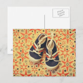 Postkarte Retro Shoes (Vorne/Hinten)