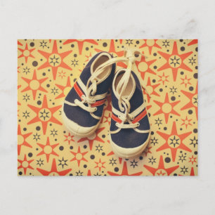 Postkarte Retro Shoes