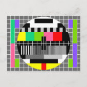 Postkarte "Retro TV" (Vorderseite)