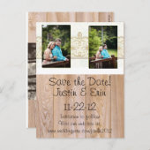 Postkarte rett-the-date (Vorne/Hinten)