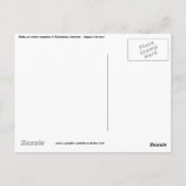 Postkarte rett Wildtiere und Regenwald (Rückseite)