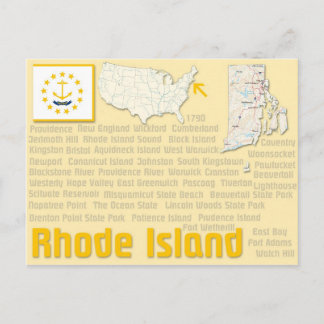 Postkarte "Rhode Island"