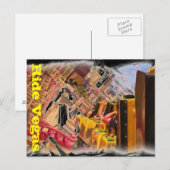 Postkarte Ride Vegas (Vorne/Hinten)