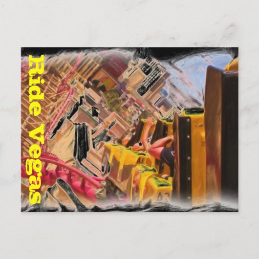 Postkarte Ride Vegas (Vorderseite)