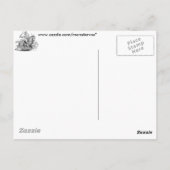 Postkarte Ritter auf Pferd (Rückseite)