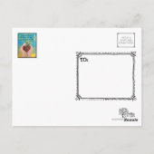 Postkarte: Robert Louis Stevenson Zitat Gemälde Postkarte (Rückseite)