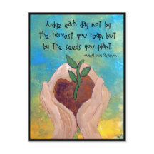 Postkarte: Robert Louis Stevenson Zitat Gemälde