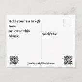 Postkarte - Robin hoods Bay (Rückseite)