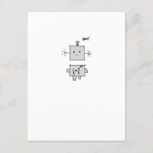 Postkarte - Roboter
