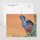 Postkarte - robuste Acrylmalerei (Vorne/Hinten)