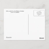 Postkarte - robuste Acrylmalerei (Rückseite)