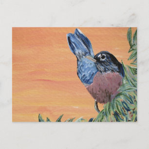 Postkarte - robuste Acrylmalerei