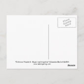 Postkarte "Roger and Angelica" (Rückseite)