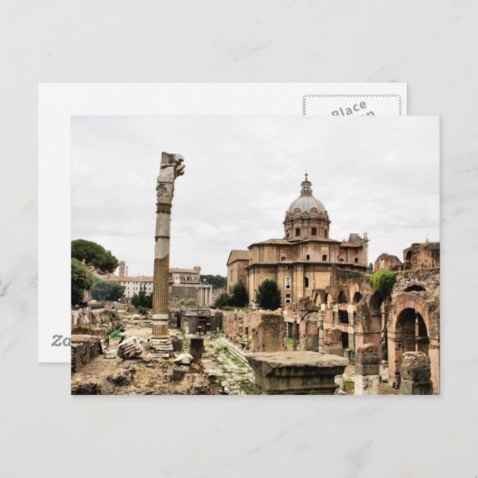 Postkarte Rom (Vorne/Hinten)