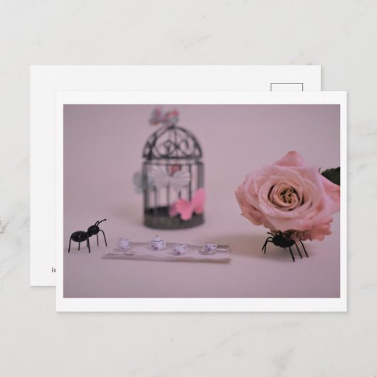 Postkarte "romANTic" (Vorne/Hinten)