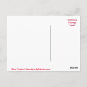 Postkarte "Root Chakra" (Rückseite)