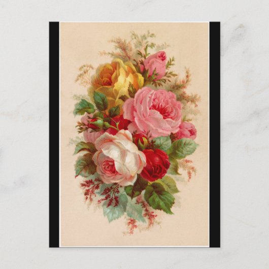 Postkarte - Rose Bouquet (Vorderseite)