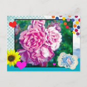 Postkarte Rose und mehr (Vorderseite)