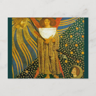 Postkarte: Rossetti Malerei der Liebe Postkarte
